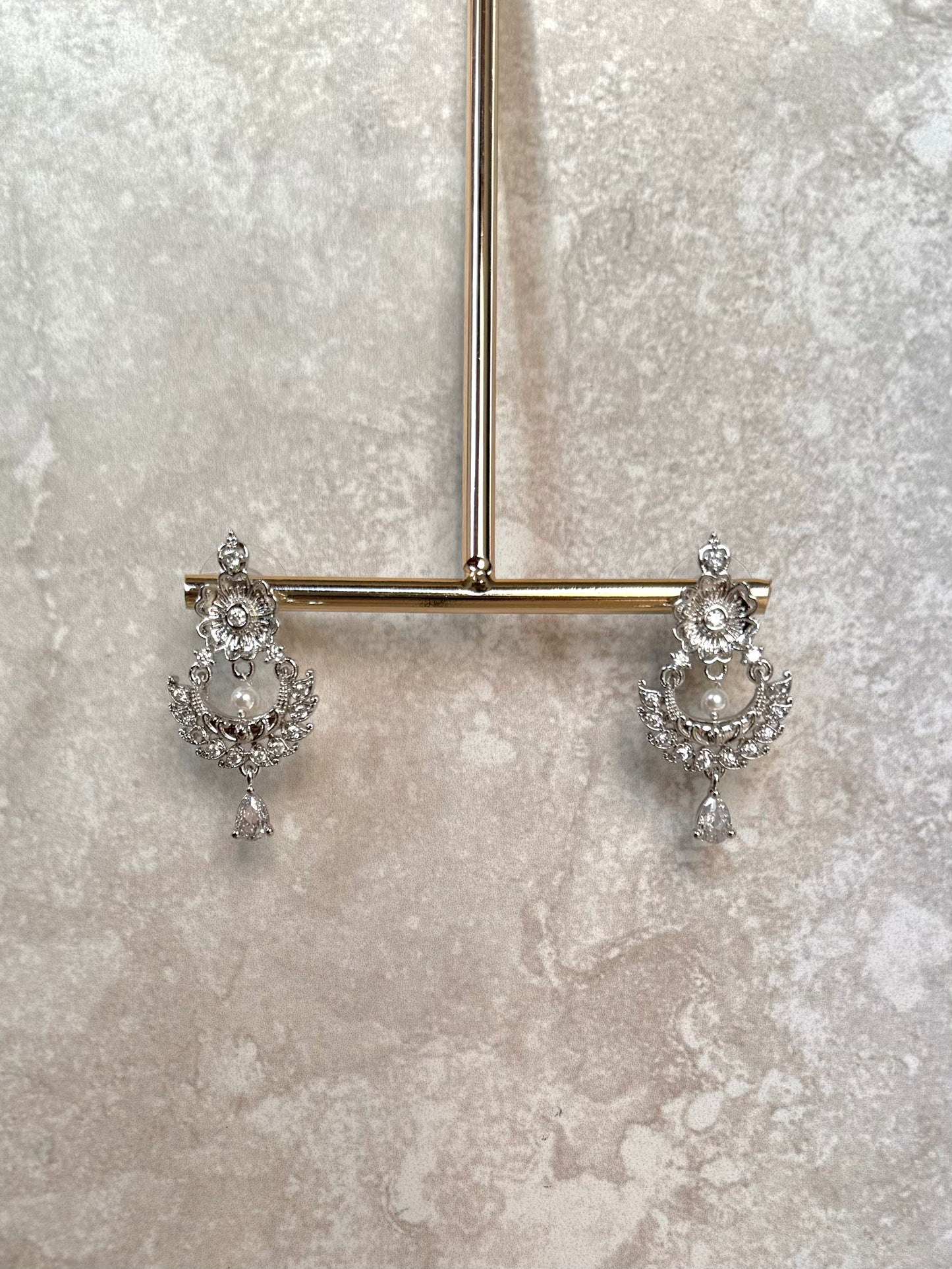 Marina Mini Jhumka - Silver