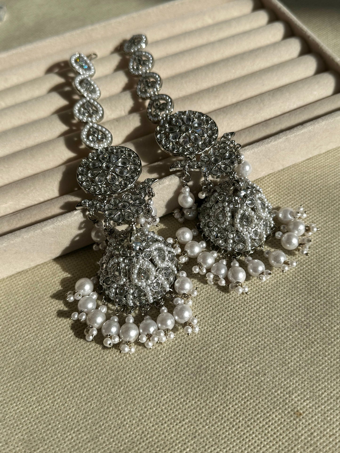 Ifrah Jhumkas - Silver