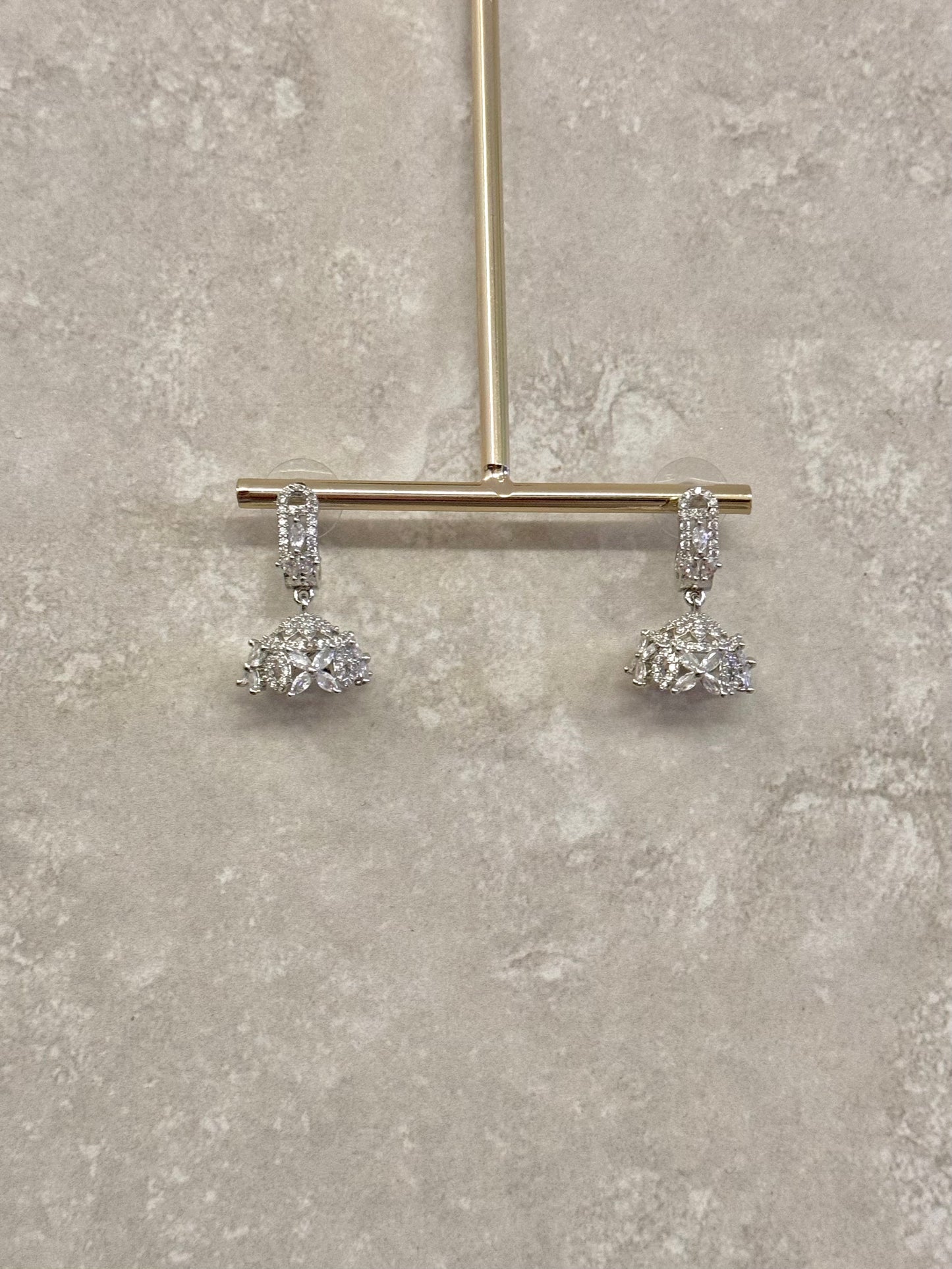 Kate Mini Jhumka - Silver