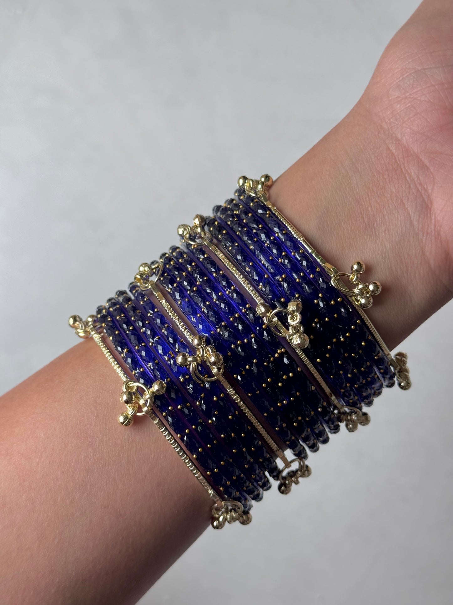 Kashmiri Bangles - Navy Blue