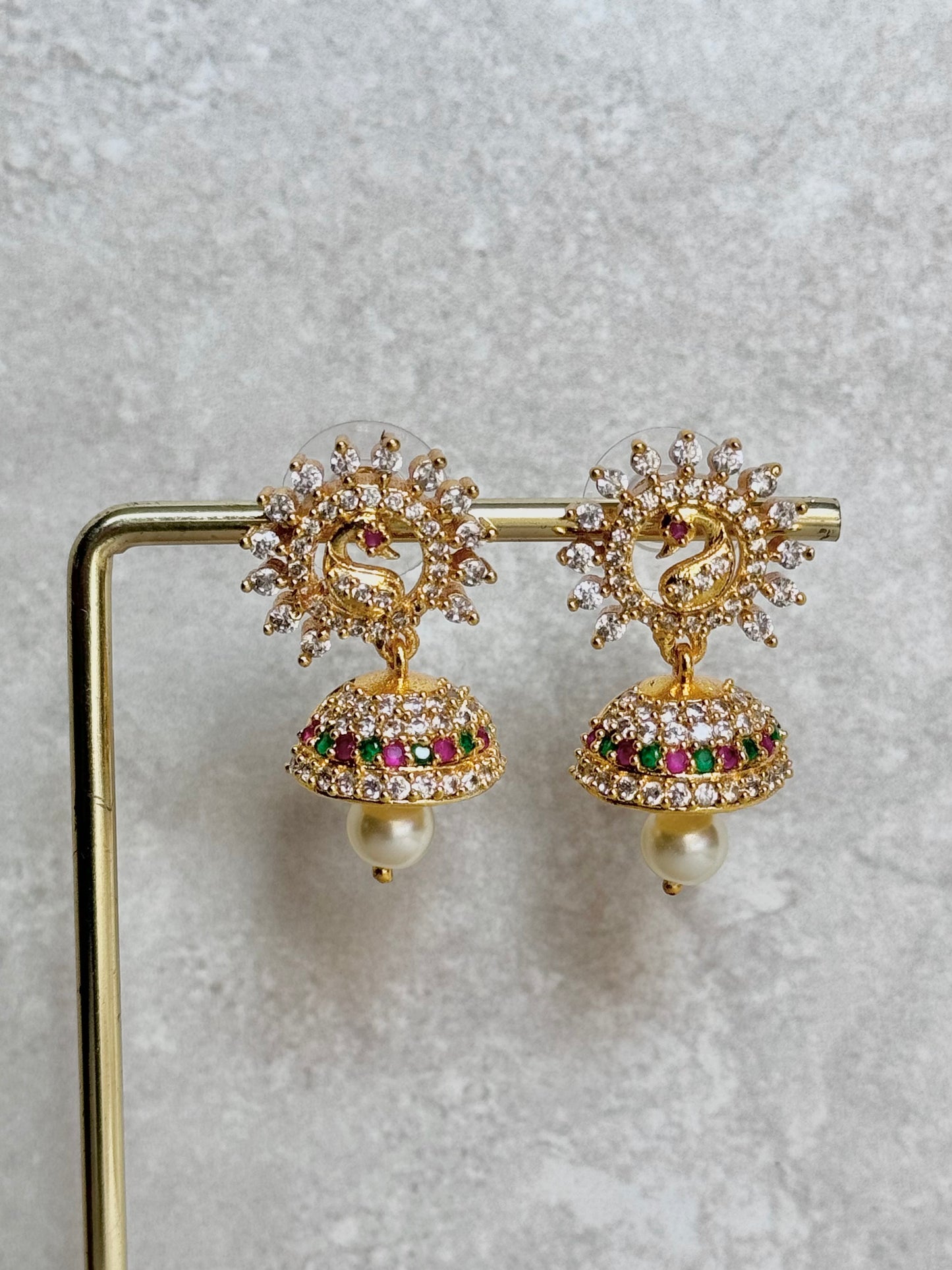 Morni Mini Jhumka - Multi
