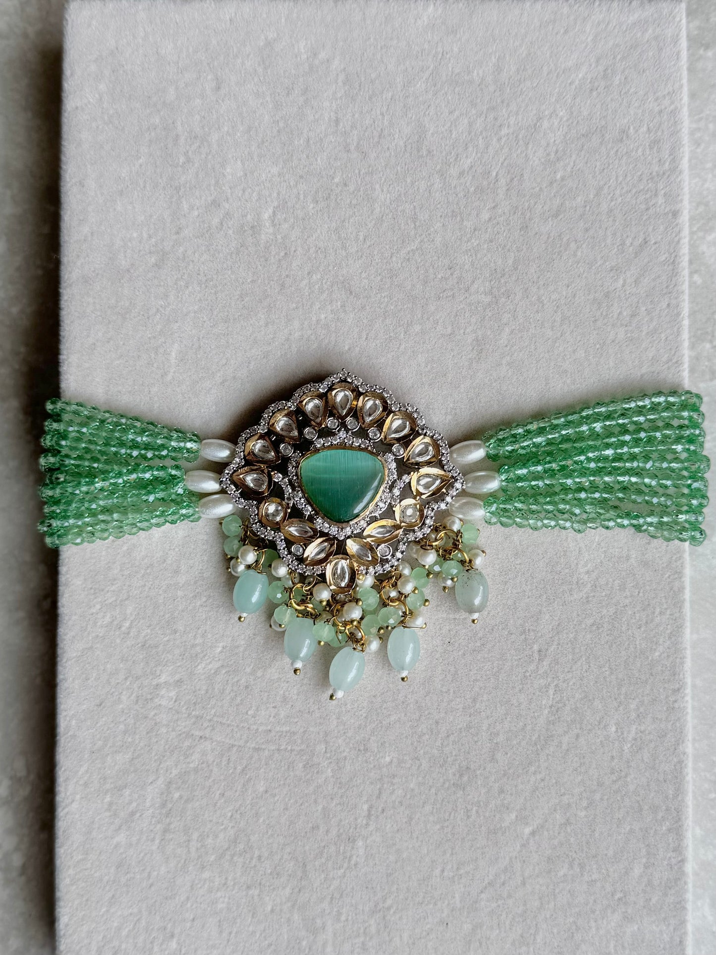 Mint Green Choker