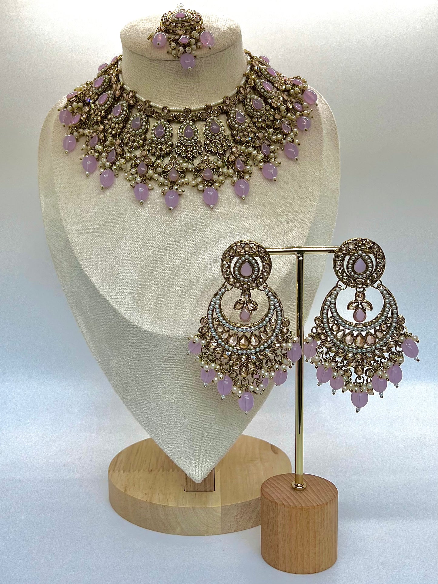 Anabia Necklace Set - Lavander