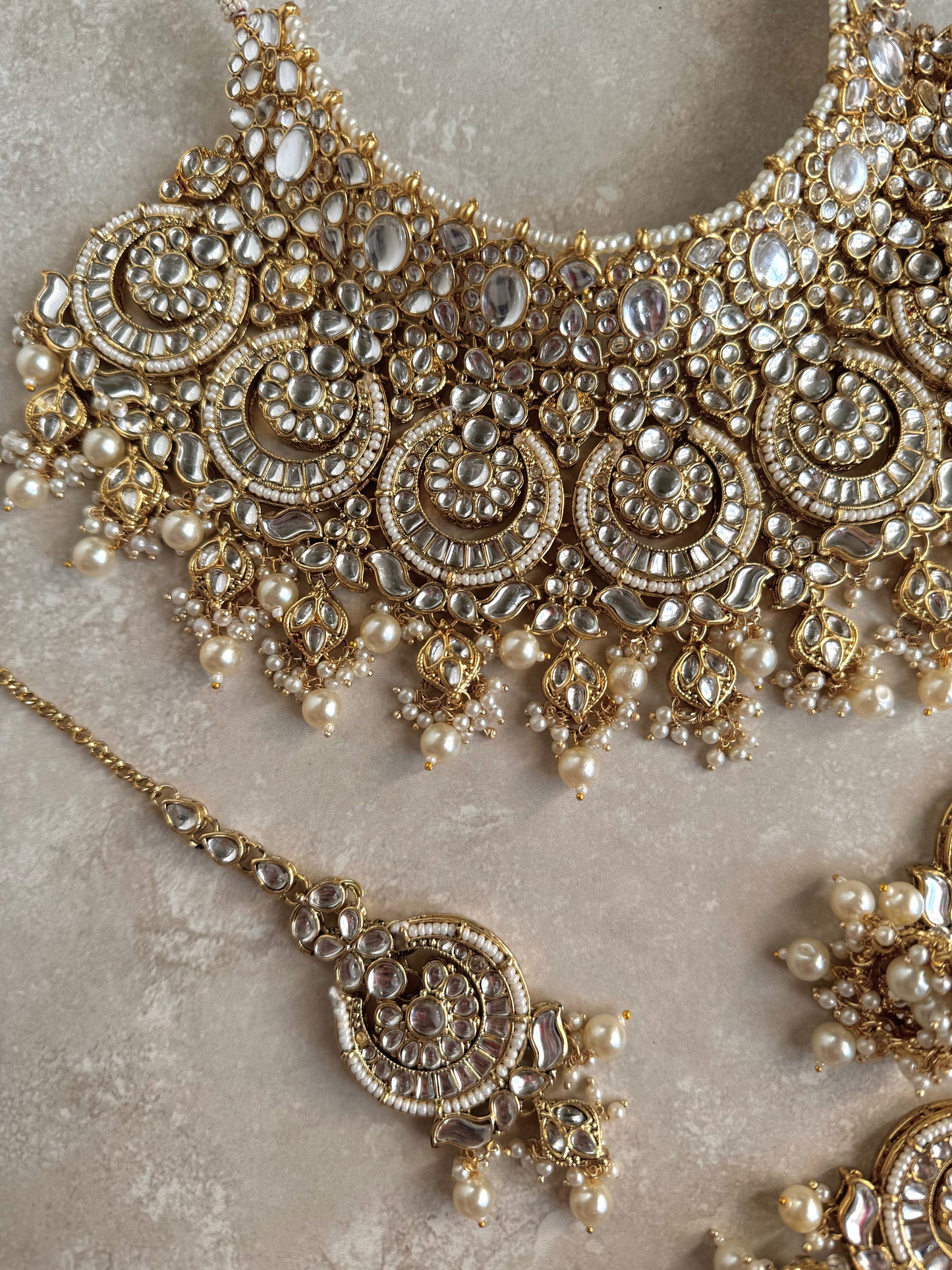 Halima Semi Bridal - White