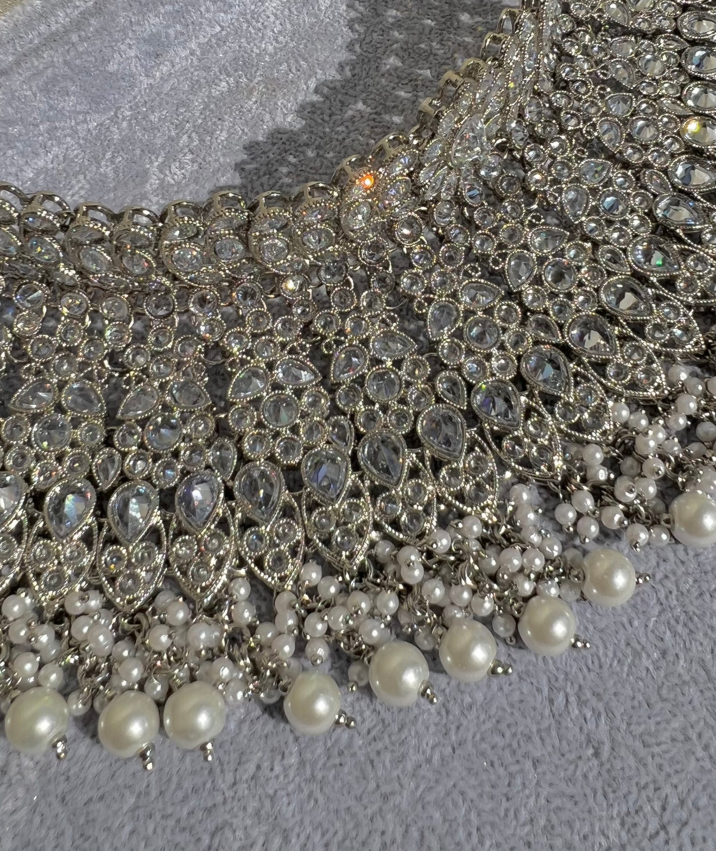 Fayha Bridal Set - Silver