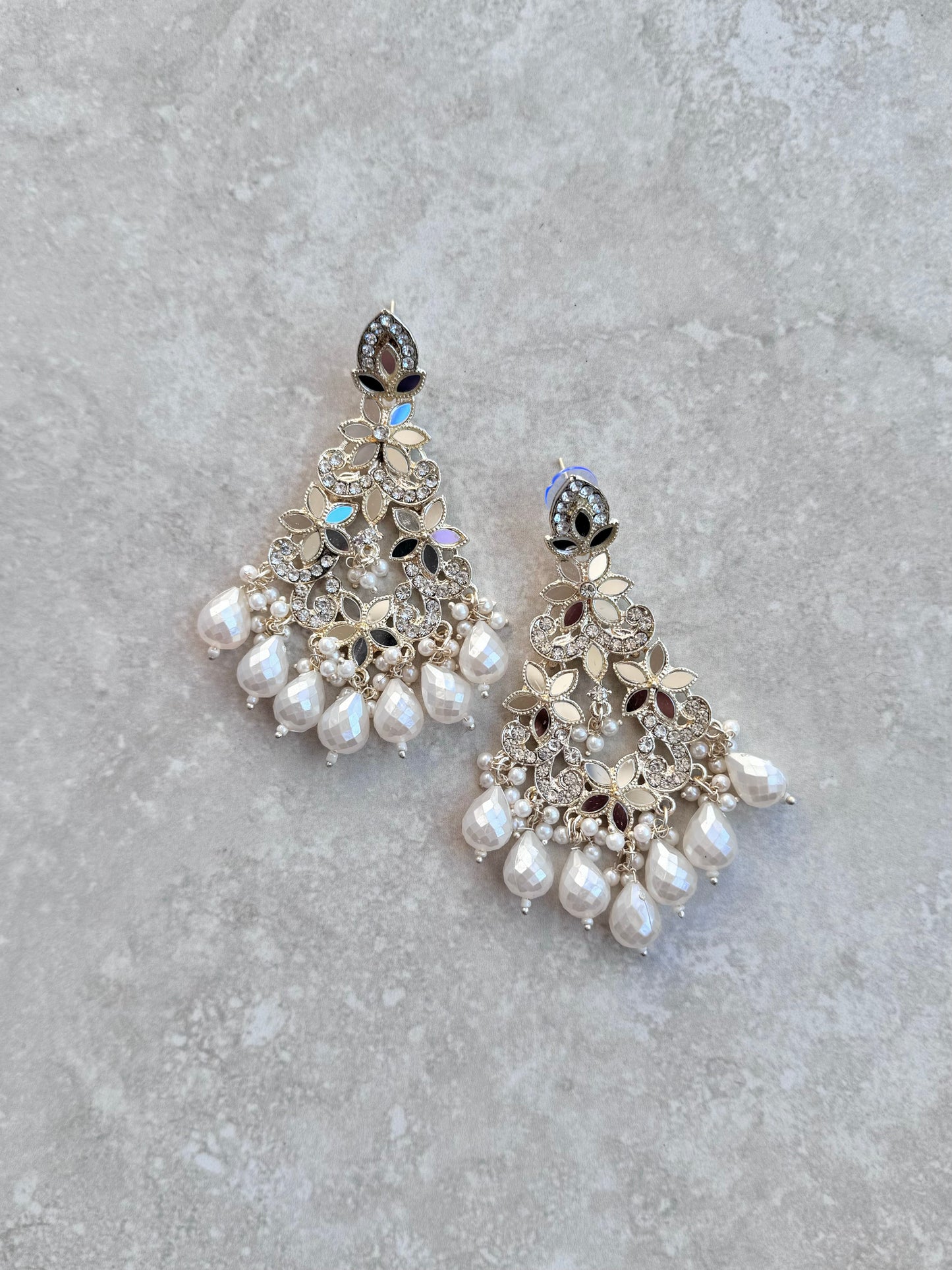 Arisha Mirror Earrings - Gold