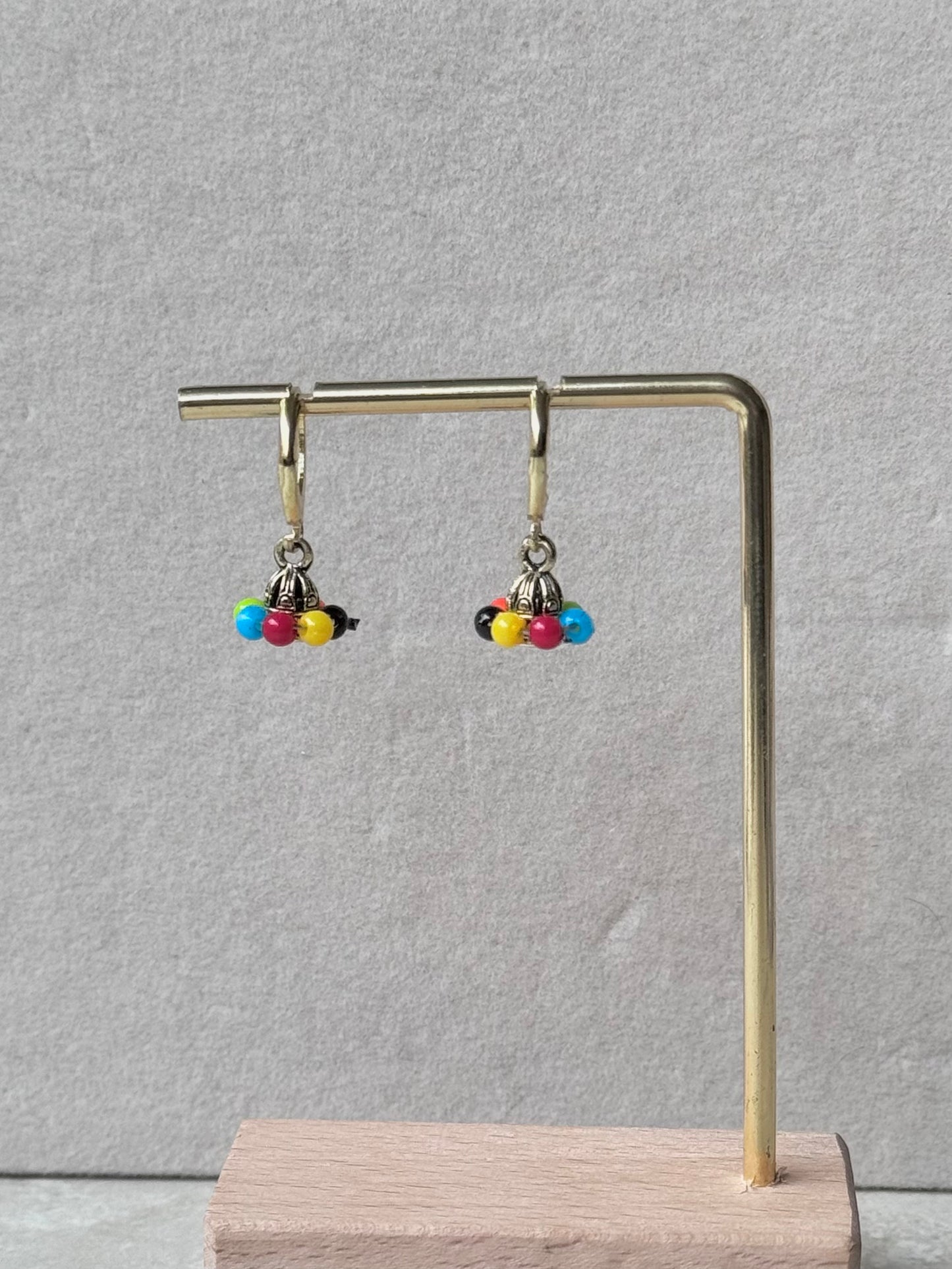 Amara Mini Jhumka - Multi