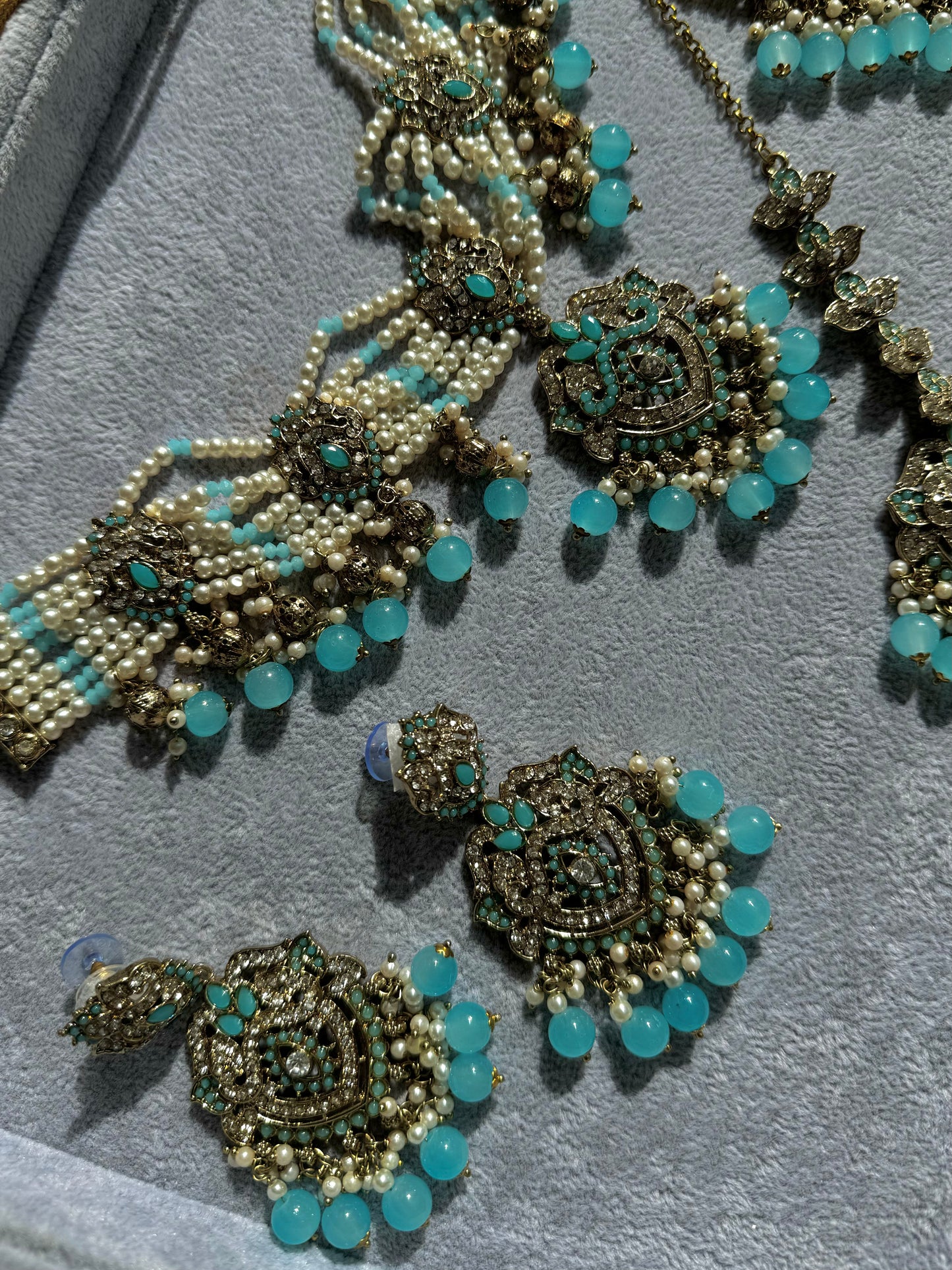 Neha Bridal Set - Teal