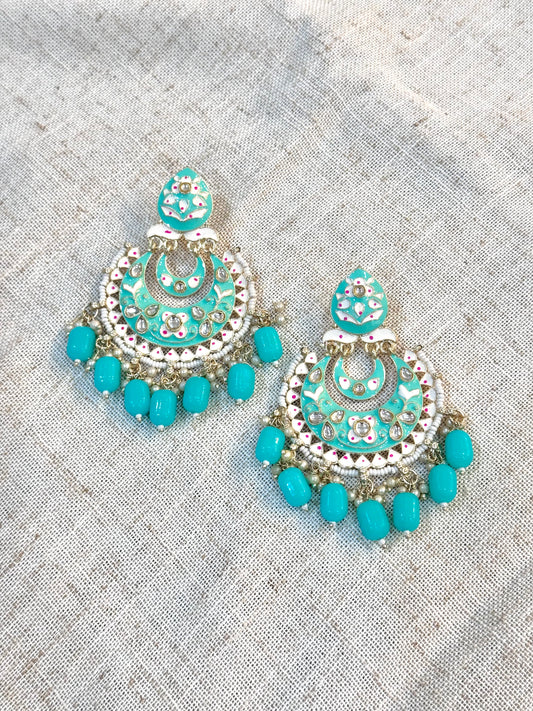 Myra Earrings - Blue