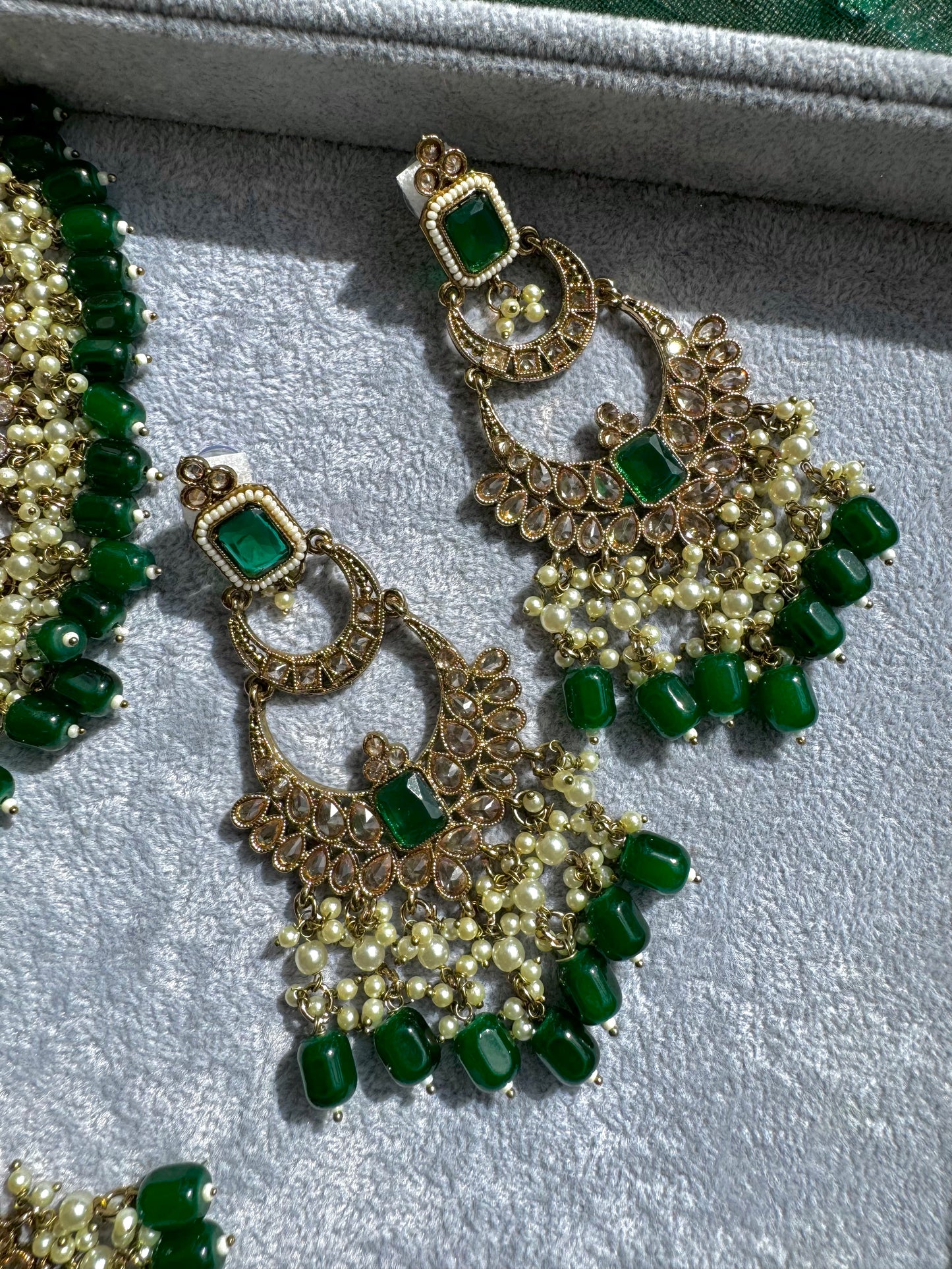 The Jhanvi Semi Bridal - Green