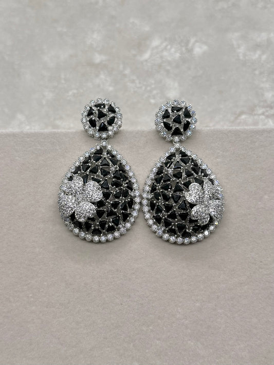 Aymal Earrings - Black (Lux Collection)