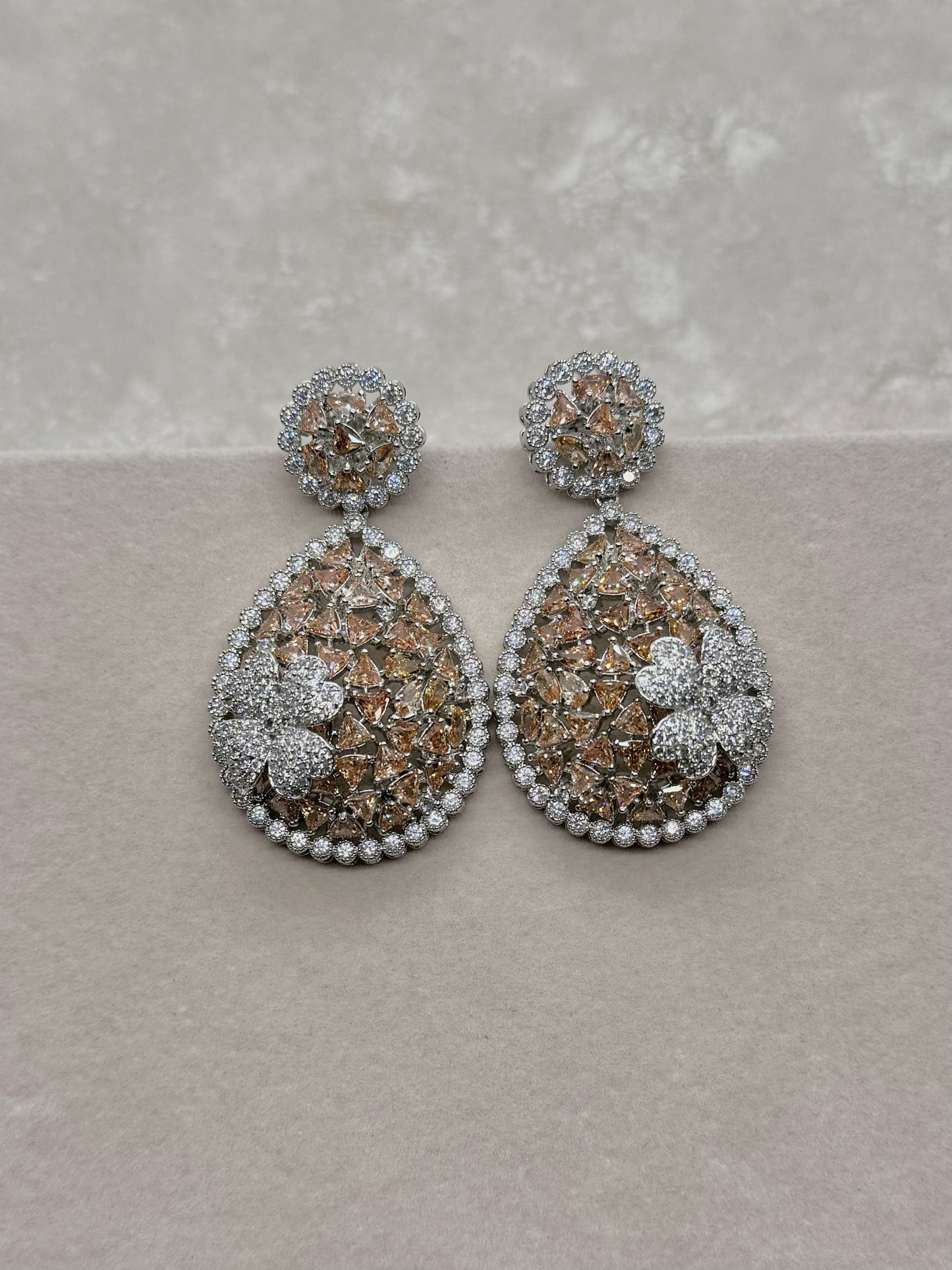 Aymal Earrings - Champagne (Lux Collection)