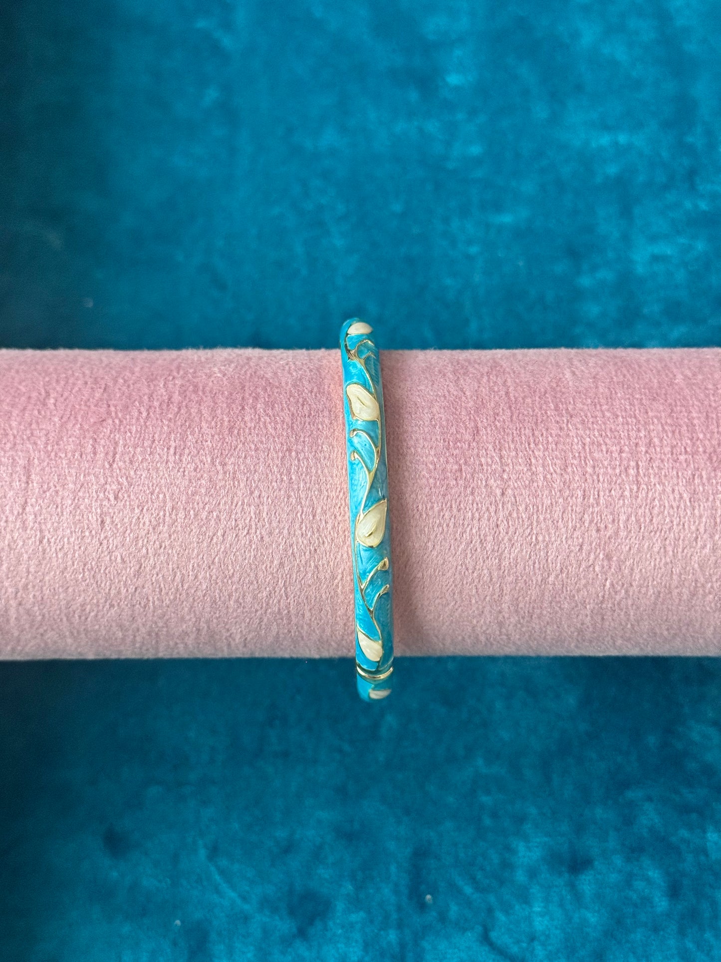 Blue Painted Bangle