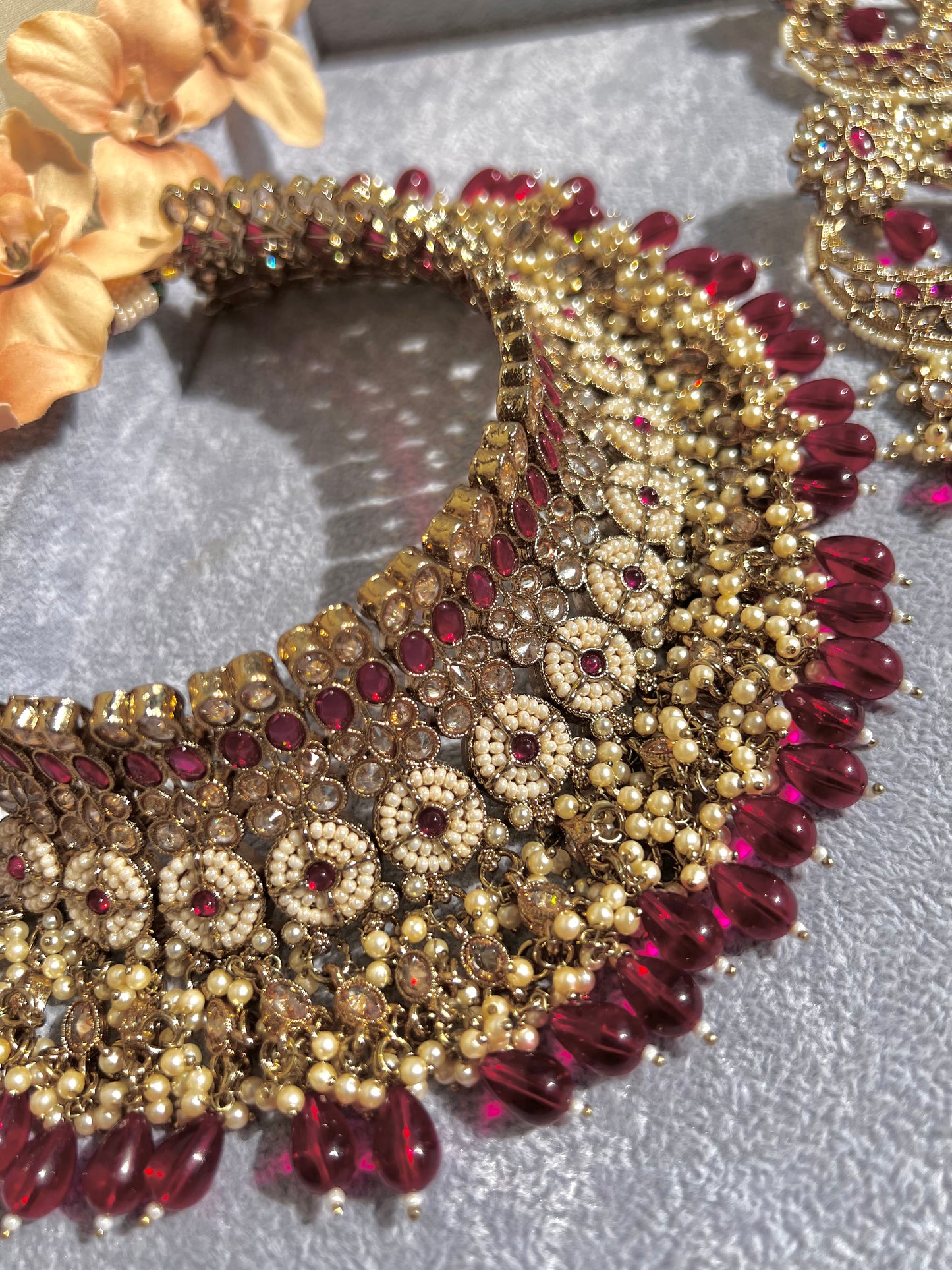 Mirna Bridal - Maroon