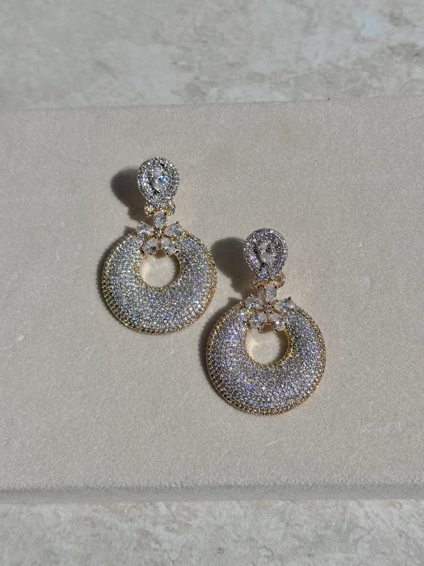 Amisha Earrings - Gold/Silver (Heera Collection)