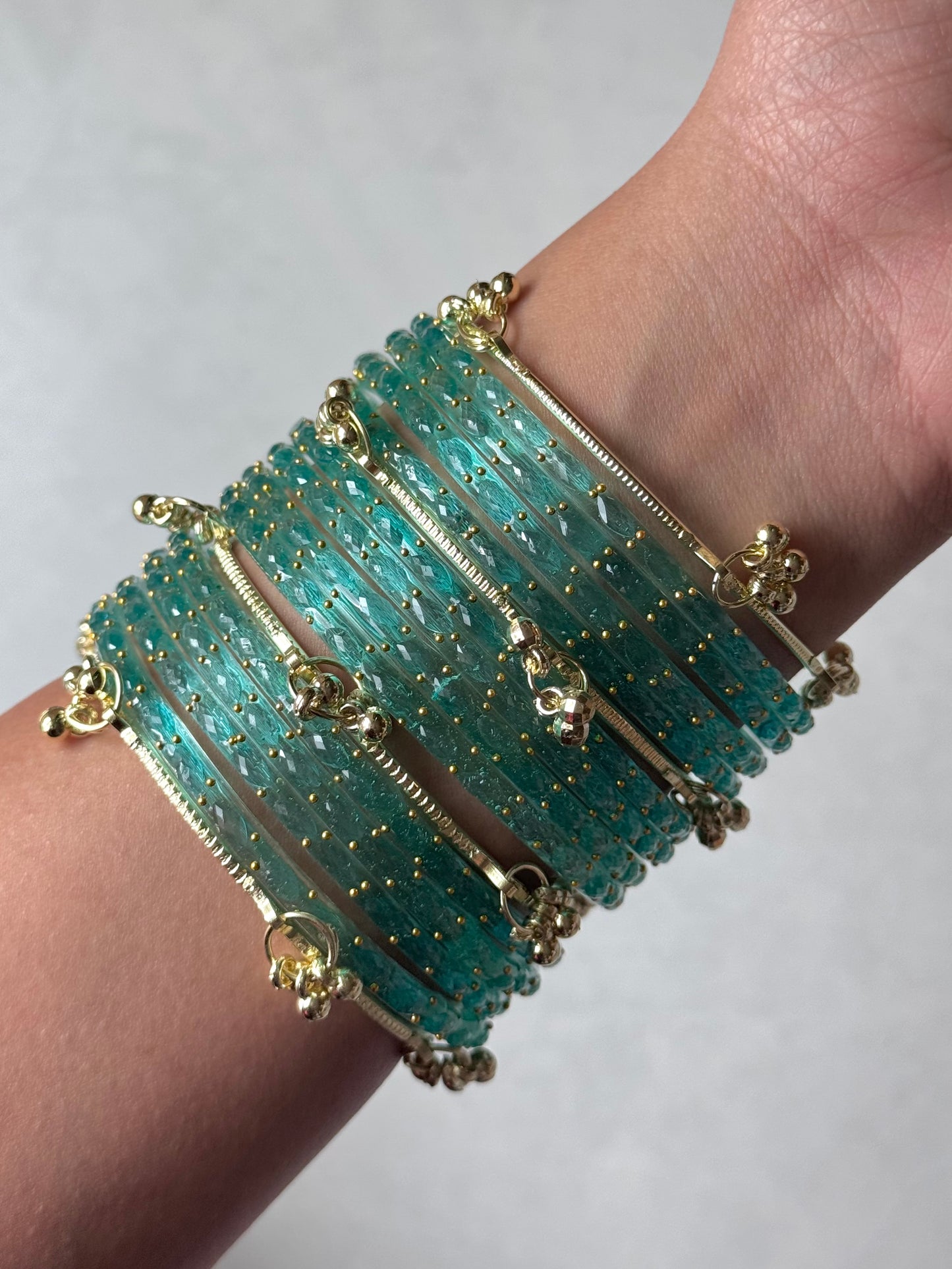 Kashmiri Bangles - Light Blue