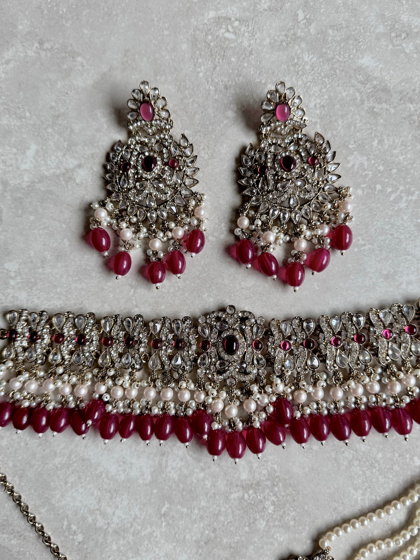 Shania Bridal - Maroon