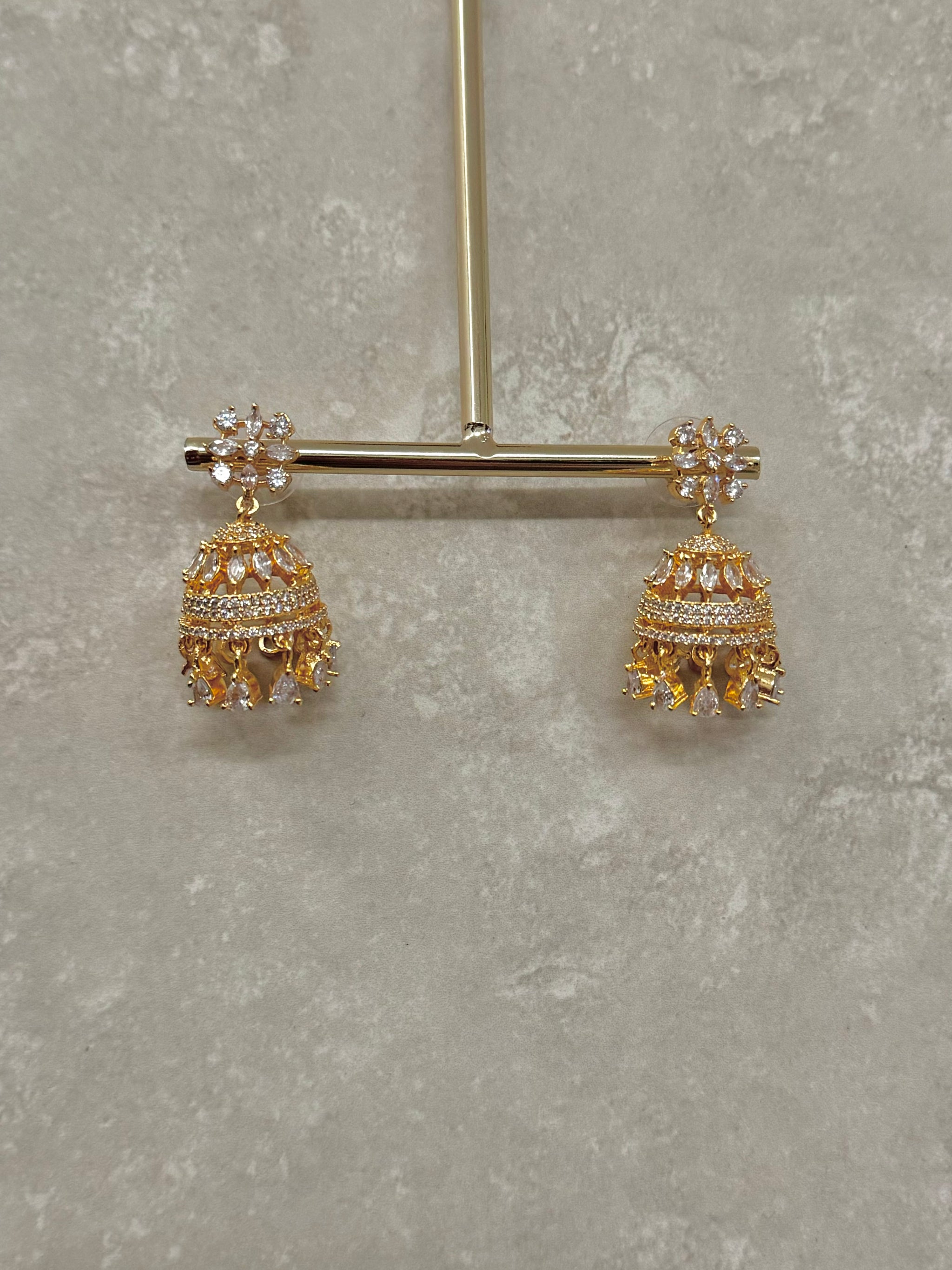 Anastasia Mini Jhumka - Gold