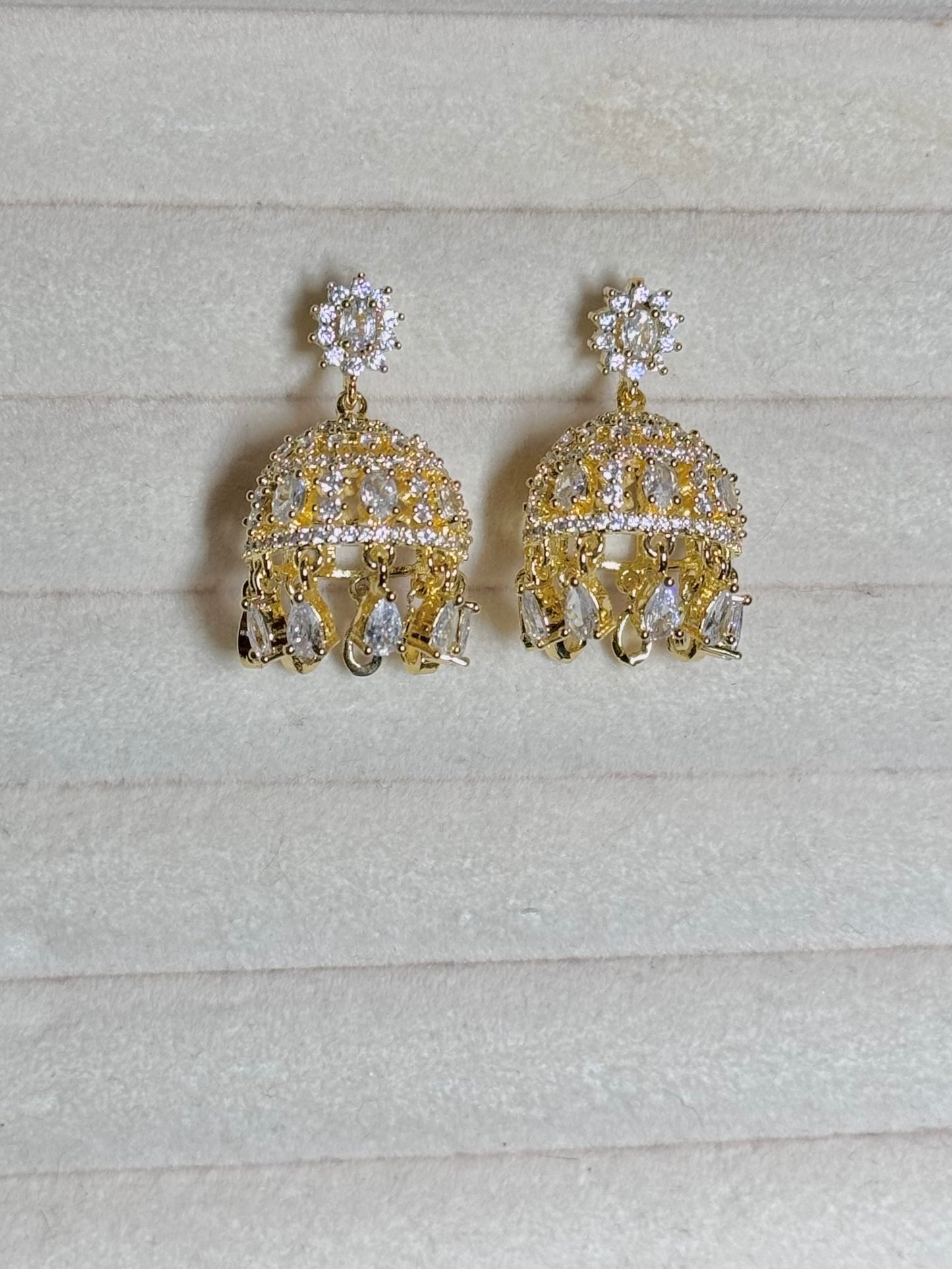 Charolette Mini Jhumka - Gold