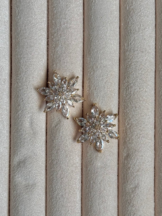 Flower Stainless Steel Earrings
