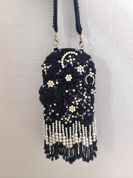 Amani Pearl Bag - Black