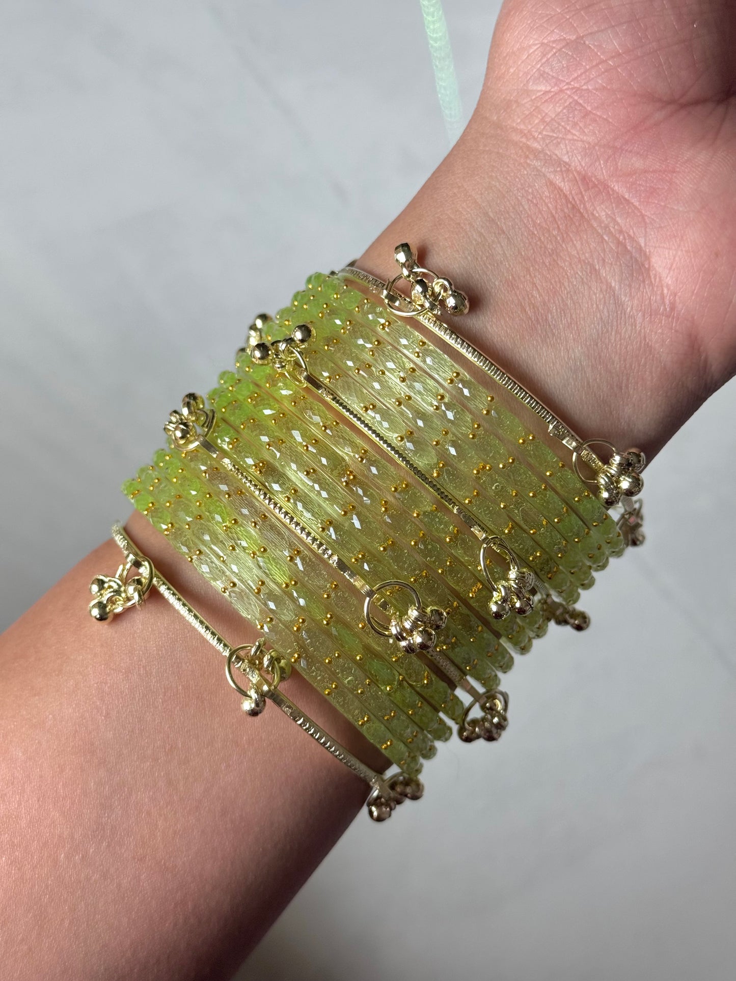 Kashmiri Bangles - Mint Green
