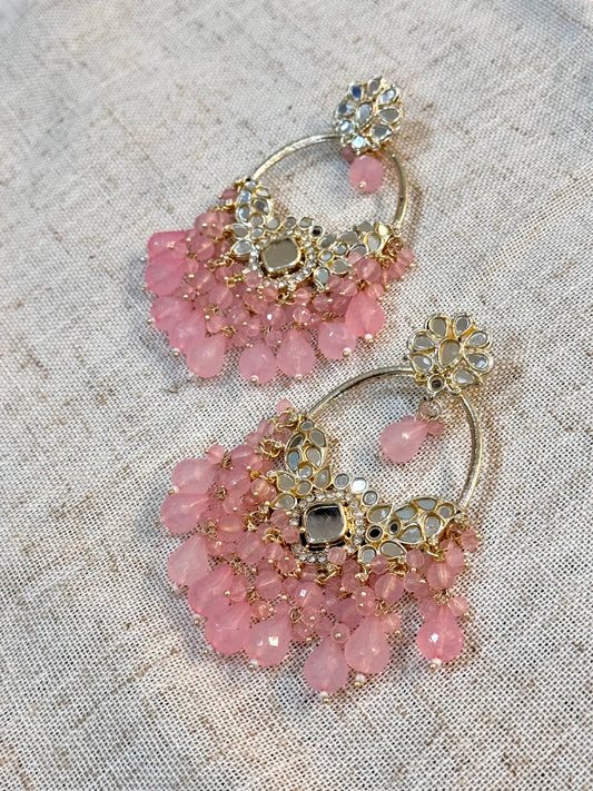 Aina Earrings - Pink