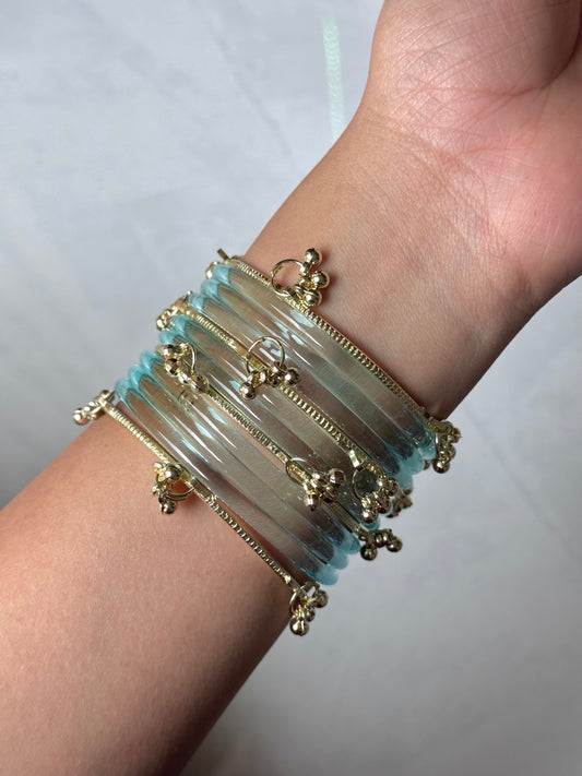 Jelly Bangles - Light Blue