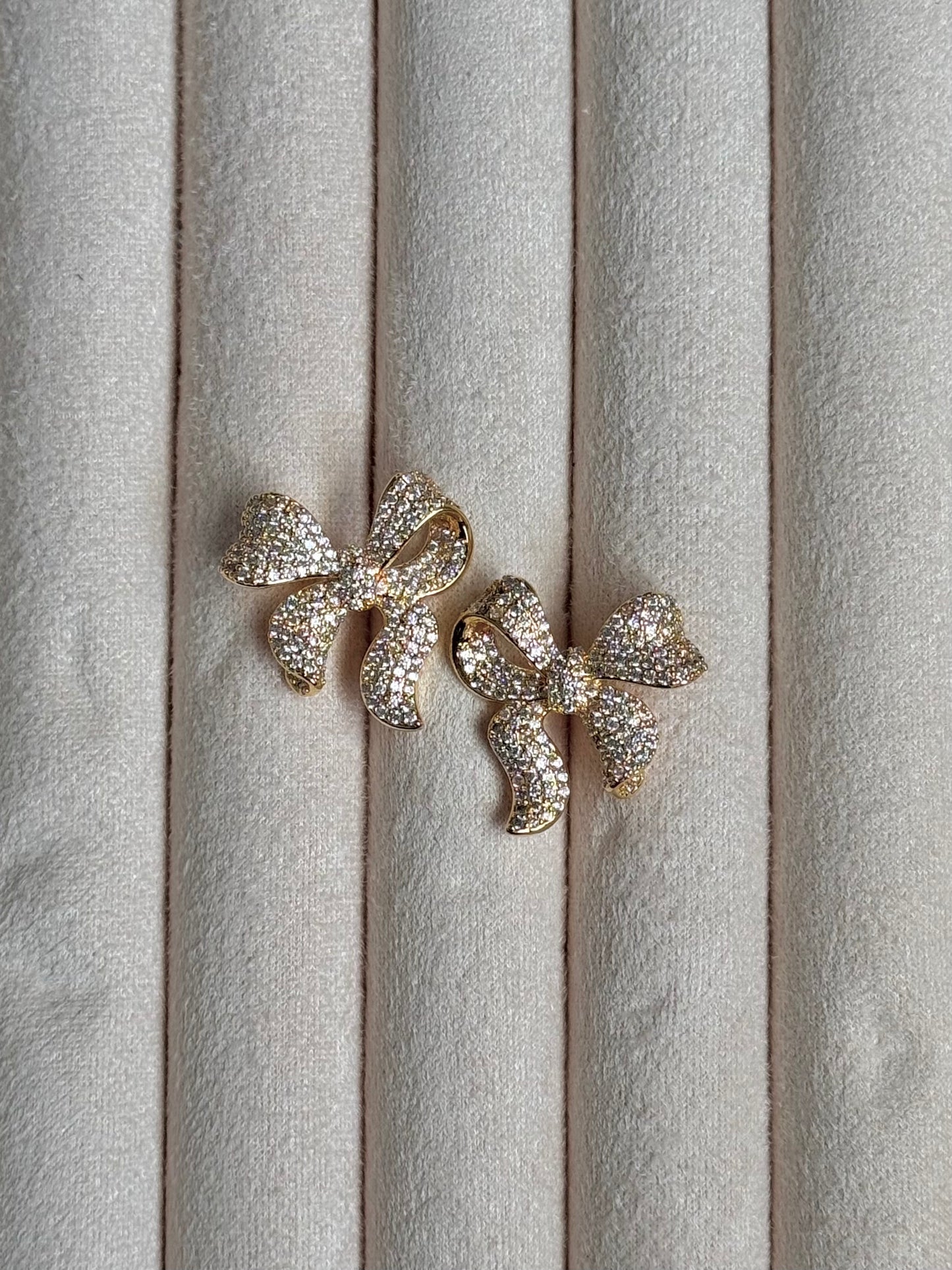 Bow Stainless Steel Earrings