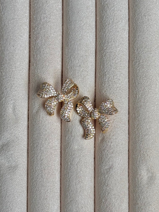 Bow Stainless Steel Earrings