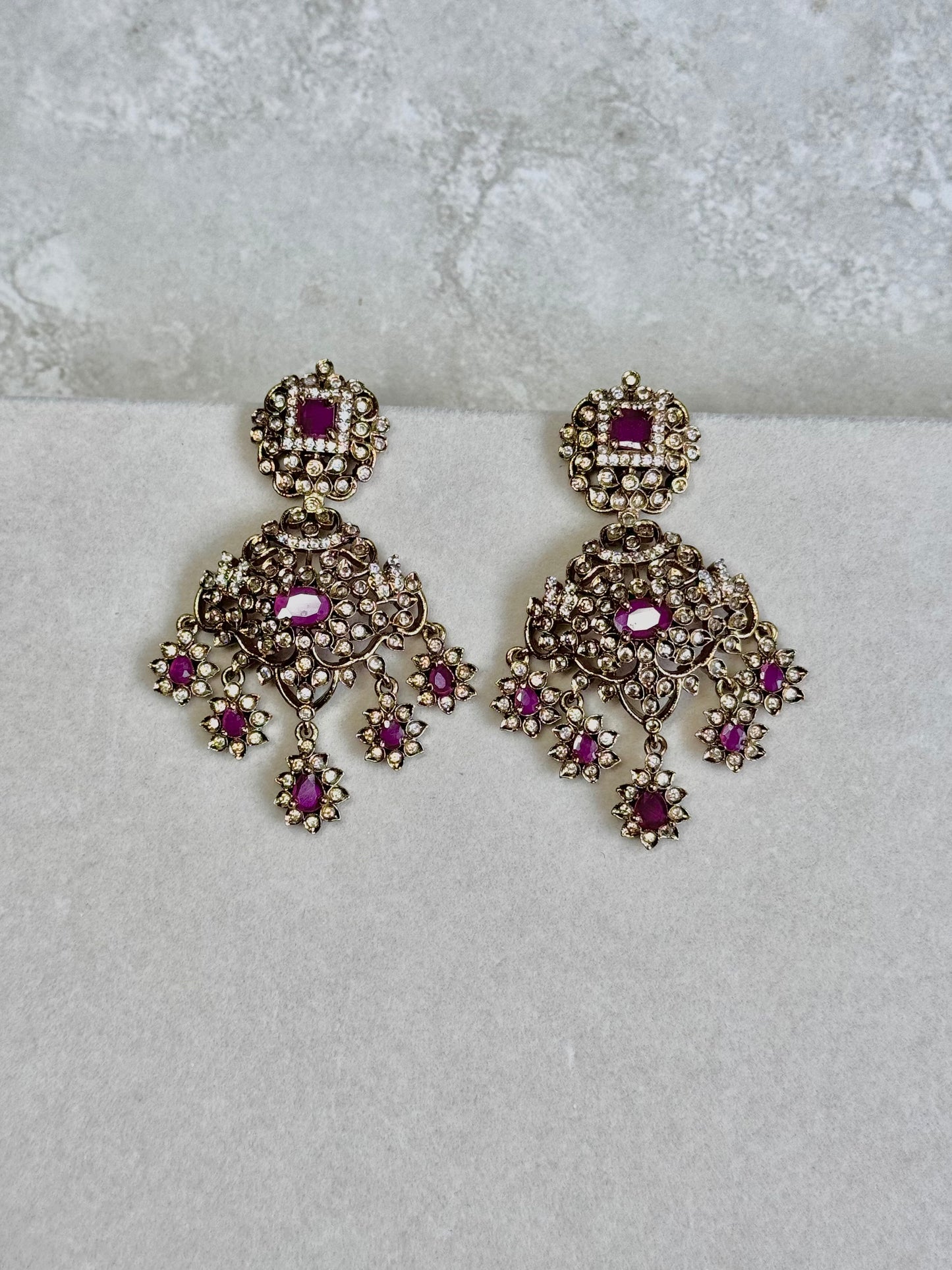 Jas Antique Earrings - (Lux Collection)