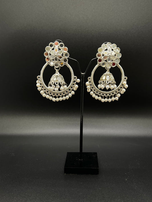 Aira  Earrings - Silver-Statement Jewels