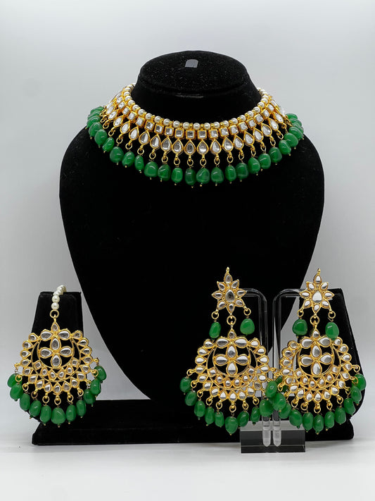 Rajo Necklace Set - Green