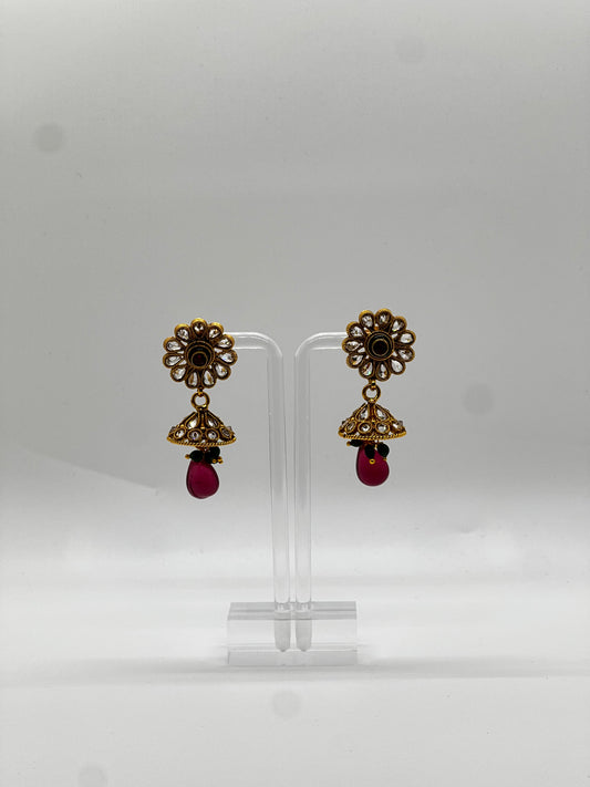 Flower Jhumkas